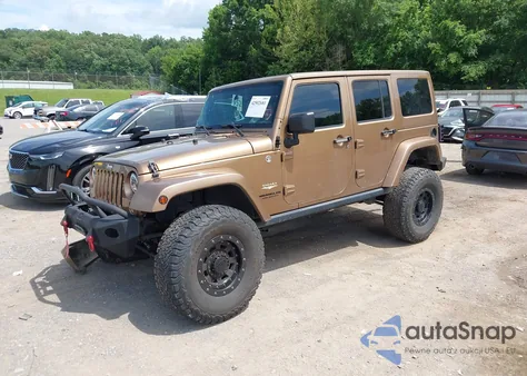2015 Jeep Wrangler Unlimited Sahara из США, поврежденный, VIN 1C4BJWEGXFL617671